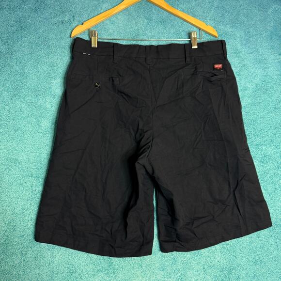 Red Kap Work Shorts Mens 38 Navy Blue Utility Industrial Workwear Made Mexico - Picture 11 of 15